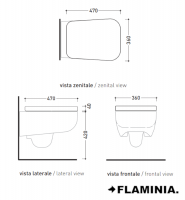 TAPA INODORO COMO ENVOLVENTE FLAMINIA